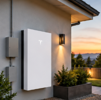 Solar panels and battery storage